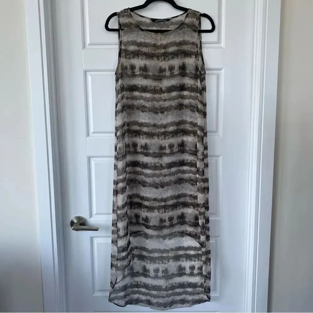 ZARA sheer cover up dress